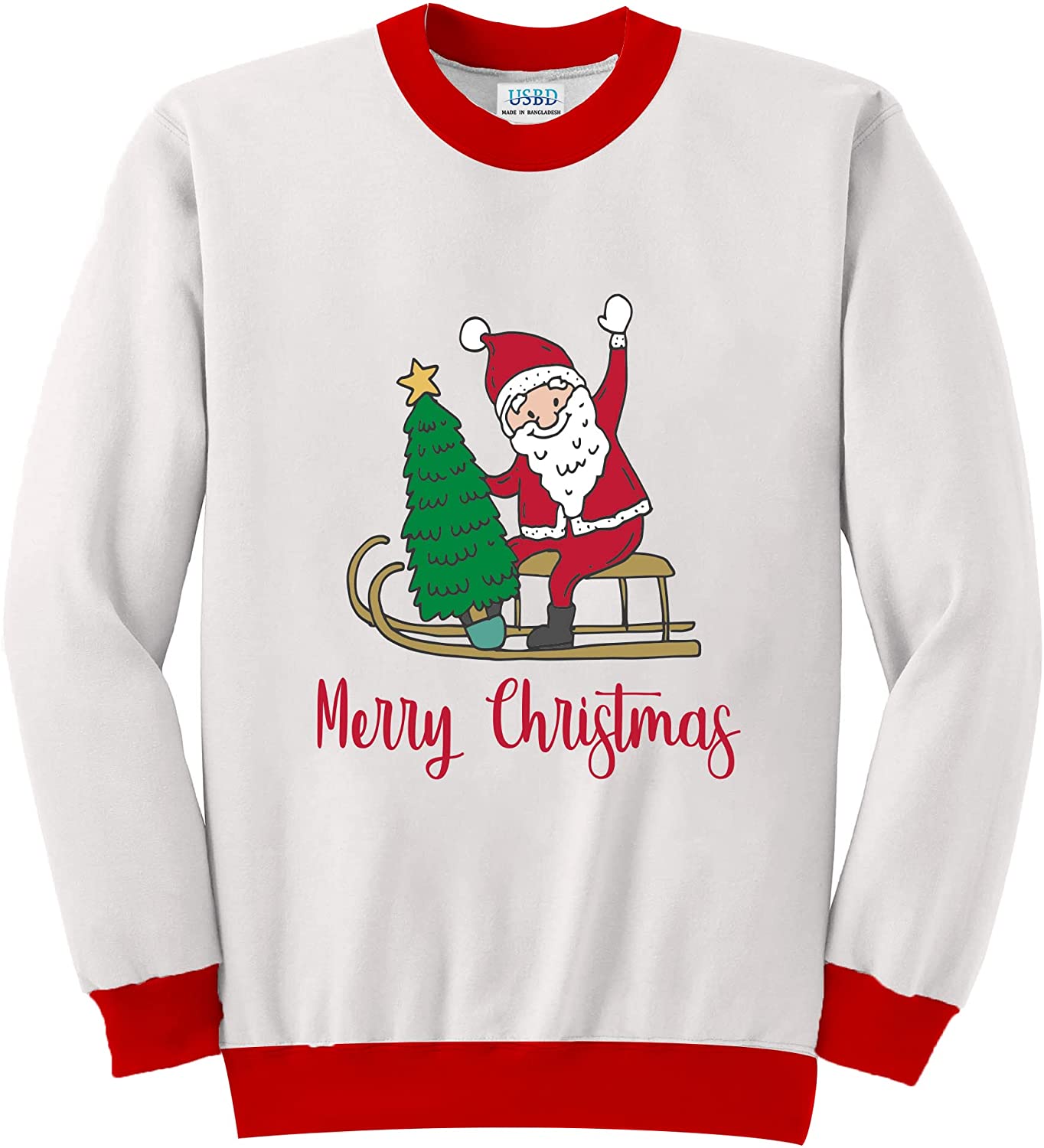 Funny Santa Christmas Sweatshirt 3D printed Sweaters for women
